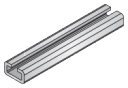 Rail 22x40 mm RL - Zinc plated steel