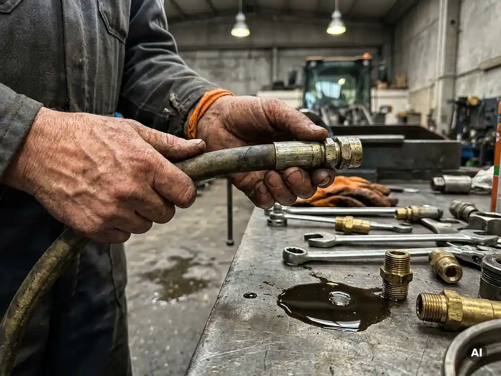 Hoe bepaal ik welke aansluiting op mijn hydraulische slang zit?