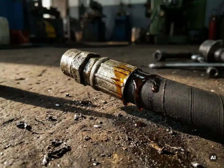 Waarom lekt mijn hydraulische slang?