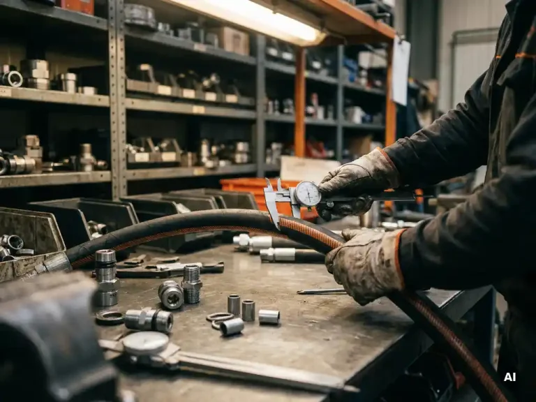 Welke gegevens zijn nodig voor een hydraulische slangassemblage op maat?
