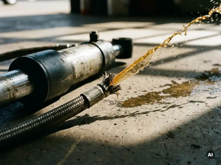 Waarom springt een hydrauliekslang?